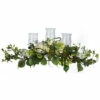 Budget 💯 Nearly Natural Silk Hydrangea Triple Candleabrum Centerpiece Cream 🔔 -Nearly Natural Sales unnamed file 1001