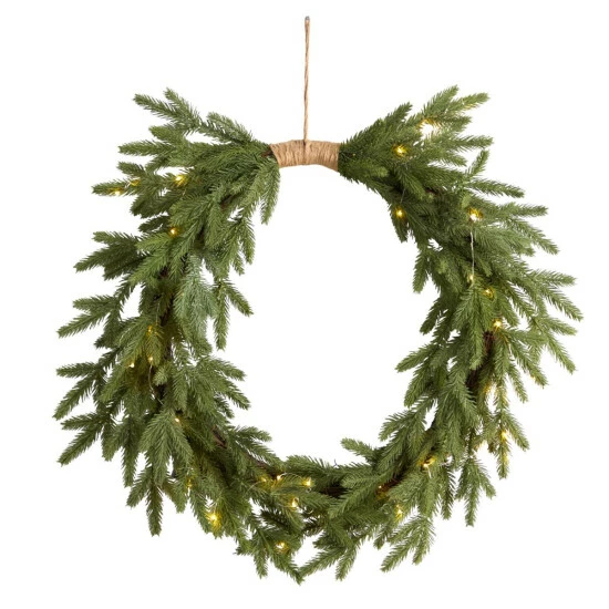 Flash Sale β€οΈ Nearly Natural 24 In. Holiday π Christmas Pre-lit Cascading Pine Wreath π₯° 3 Flash Sale β€οΈ Nearly Natural 24 In. Holiday π Christmas Pre-lit Cascading Pine Wreath π₯°