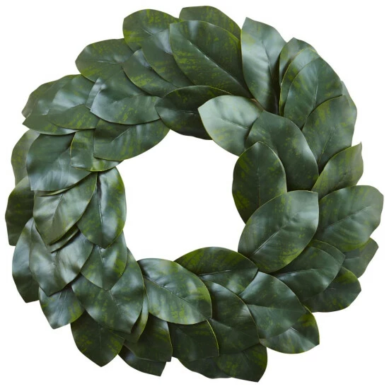 Cheapest π Nearly Natural 24" Magnolia Leaf Wreath π₯° 3 Cheapest π Nearly Natural 24" Magnolia Leaf Wreath π₯°