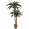 Best Pirce ✔️ Nearly Natural 6' And 4' Double Potted Sago Palm Silk Tree 🌟 -Nearly Natural Sales unnamed file 1047