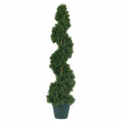 Hot Sale 😍 Nearly Natural 3' Cedar Spiral Silk Tree ✨