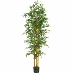 Best Pirce 🌟 Nearly Natural 75" Bamboo Silk Tree 👍
