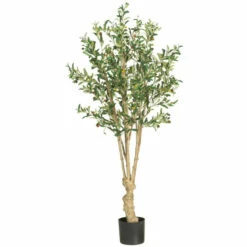 Discount 🌟 Nearly Natural 5' Olive Silk Tree ✔️