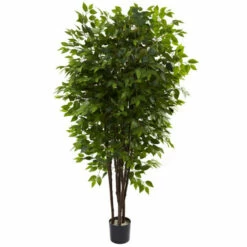Best deal 🥰 Nearly Natural 6.5 Ft. Deluxe Ficus Tree 💯