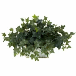 Best Pirce ⌛ Nearly Natural Ivy With White Wash Planter Silk Plant 🛒