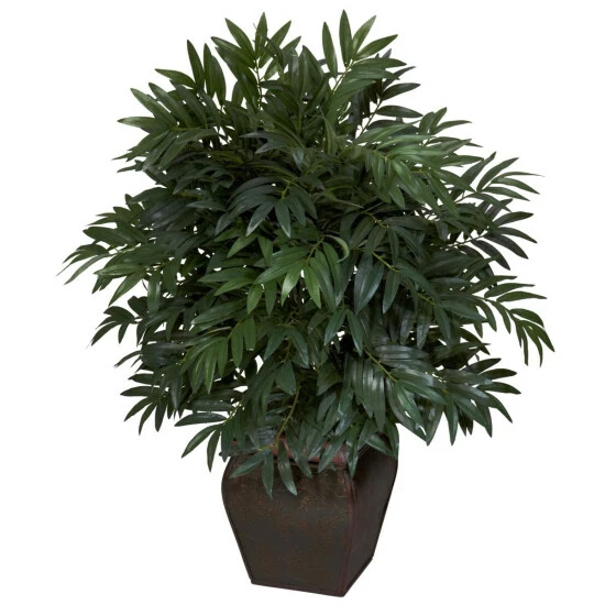 Flash Sale β¨ Nearly Natural Double Bamboo Palm With Decorative Planter Silk Plant π₯° 3 Flash Sale β¨ Nearly Natural Double Bamboo Palm With Decorative Planter Silk Plant π₯°
