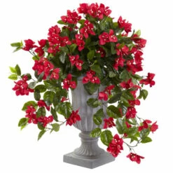 Best Pirce ❤️ Nearly Natural Bougainvillea With Urn Red ✔️