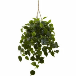 Discount 💯 Nearly Natural Philodendron Hanging Basket 😉