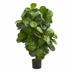 Coupon ⭐ Nearly Natural 3.5 Ft. Fiddle Leaf Artificial Tree 🔥