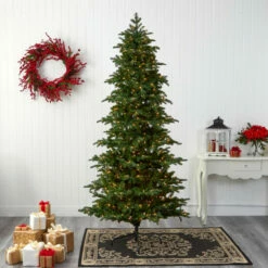Best Sale 😍 Nearly Natural 8 Ft. South Carolina Fir 🔔 Christmas Tree With 650 Lights 💯 -Nearly Natural Sales unnamed file 1184