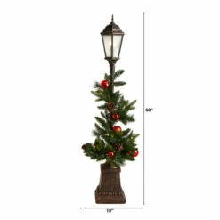 Budget 😍 Nearly Natural 5 Ft. Holiday Decorated Lamp Post With 50 LED Lights 💯 -Nearly Natural Sales unnamed file 1190