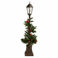Budget 😍 Nearly Natural 5 Ft. Holiday Decorated Lamp Post With 50 LED Lights 💯 -Nearly Natural Sales unnamed file 1196