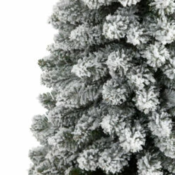 Wholesale 🎉 Nearly Natural 5 Ft. Flocked Pencil Artificial 🎄 Christmas Tree ❤️ -Nearly Natural Sales unnamed file 1213