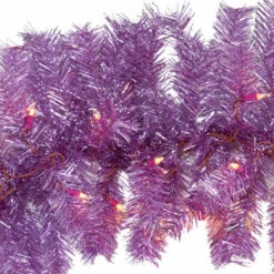 Flash Sale 🧨 Nearly Natural 6 Ft. Pink Artificial 🎁 Christmas Garland With 50 Lights ✨ -Nearly Natural Sales unnamed file 1225