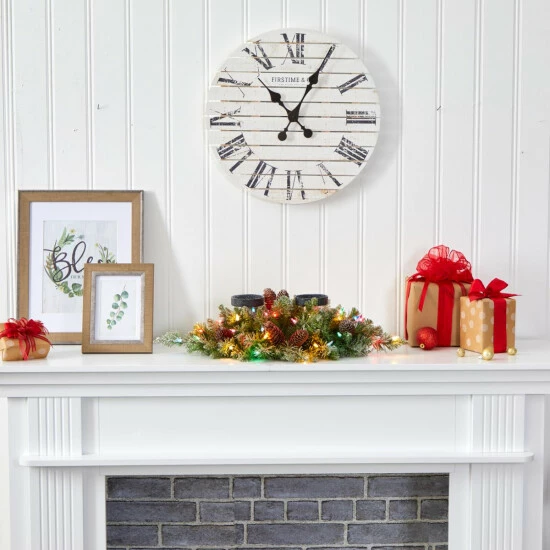 Buy π Nearly Natural 24 In. π Christmas Double Candelabrum With 35 Lights π 7 Buy π Nearly Natural 24 In. π Christmas Double Candelabrum With 35 Lights π - Image 5