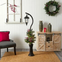 Best reviews of 💯 Nearly Natural 5 Ft. Holiday Decorated Lamp Post With 30 LED 👍 -Nearly Natural Sales unnamed file 1257