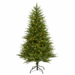 Top 10 😍 Nearly Natural 5 Ft. Wisconsin Fir 🎄 Christmas Tree With 250 Lights 🛒