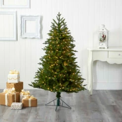 Buy 🎉 Nearly Natural 5 Ft. Cambridge Fir 🔔 Christmas Tree With 300 LED Lights 🎁 -Nearly Natural Sales unnamed file 1320