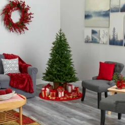 Buy 🎉 Nearly Natural 5 Ft. Cambridge Fir 🔔 Christmas Tree With 300 LED Lights 🎁 -Nearly Natural Sales unnamed file 1321