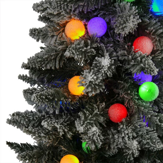 Best reviews of π Nearly Natural 6.5 Ft. Flocked π Christmas Tree With 75 Lights π 8 Best reviews of π Nearly Natural 6.5 Ft. Flocked π Christmas Tree With 75 Lights π - Image 6
