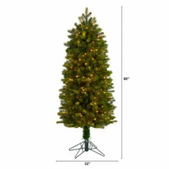 Brand new 👍 Nearly Natural 5’ Slim Colorado Mountain Spruce 🎄 Christmas Tree With 250 Lights ✨ -Nearly Natural Sales unnamed file 138