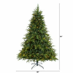 Coupon 🎉 Nearly Natural 7 Ft. Colorado Mountain Fir 🔔 Christmas Tree With 500 LED ✔️ -Nearly Natural Sales unnamed file 1384