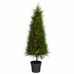 Best reviews of ✔️ Nearly Natural 3.5 Ft. Cypress Artificial Tree UV Resistant 😀
