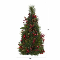 Best reviews of 😍 Nearly Natural 2 Ft. Mixed Berry 🎅 Christmas Tree With 35 LED Lights 🌟 -Nearly Natural Sales unnamed file 1415
