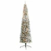Buy 🧨 Nearly Natural 9 Ft. Flocked Pencil 🎅 Christmas Tree With 600 Lights 😉 -Nearly Natural Sales unnamed file 1419