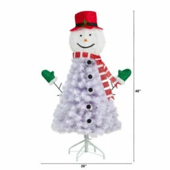 Brand new 😍 Nearly Natural 4 Ft. Snowman Artificial 🎁 Christmas Tree 🛒 -Nearly Natural Sales unnamed file 1447