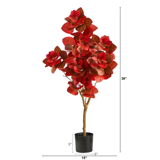 Coupon π Nearly Natural 3 Ft. Autumn Pomegranate Artificial Tree π 5 Coupon π Nearly Natural 3 Ft. Autumn Pomegranate Artificial Tree π - Image 3