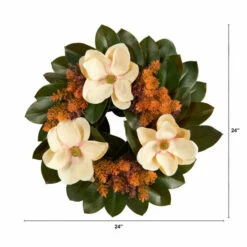 Deals β€οΈ Nearly Natural 24 In. Magnolia Artificial Wreath π 7 Deals β€οΈ Nearly Natural 24 In. Magnolia Artificial Wreath π -Nearly Natural Sales unnamed file 1529