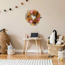 Budget 😉 Nearly Natural 24 In. Autumn Protea Artificial Wreath 👏 -Nearly Natural Sales unnamed file 1531