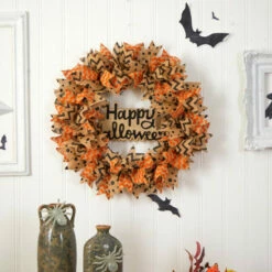 Buy π€© Nearly Natural 30 In. π§ Halloween Burlap Ribbon Wreath 𧨠7 Buy π€© Nearly Natural 30 In. π§ Halloween Burlap Ribbon Wreath 𧨠-Nearly Natural Sales unnamed file 1553