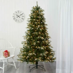 Cheapest 😀 Nearly Natural 7’ Snowed Grand Teton Artificial Tree With 500 Lights 👏 -Nearly Natural Sales unnamed file 1589