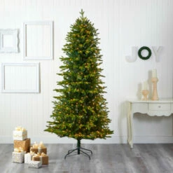 Best Sale ⌛ Nearly Natural 7.5’ Belgium Fir Artificial 🎅 Christmas Tree W/ 550 LEDs 👍 -Nearly Natural Sales unnamed file 1597