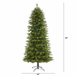 Best Sale ⌛ Nearly Natural 7.5’ Belgium Fir Artificial 🎅 Christmas Tree W/ 550 LEDs 👍 -Nearly Natural Sales unnamed file 1598