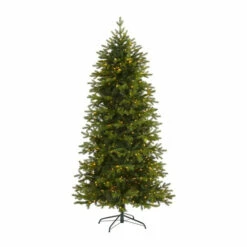 Best Pirce ⭐ Nearly Natural 7’ Belgium Fir Artificial 🎄 Christmas Tree With 500 LEDs 🎉