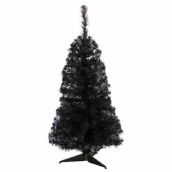 Deals 💯 Nearly Natural 3’ Black 🎄 Christmas Tree With 50 LED Lights 🌟 -Nearly Natural Sales unnamed file 160