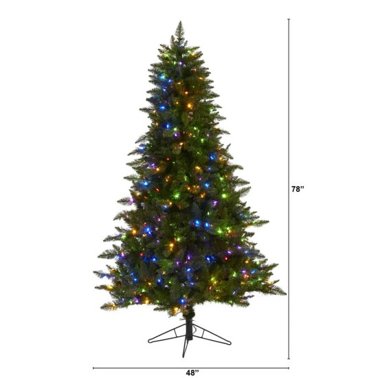 Outlet π Nearly Natural 6.5' Spruce Artificial π Christmas Tree With 450 Lights βοΈ 4 Outlet π Nearly Natural 6.5' Spruce Artificial π Christmas Tree With 450 Lights βοΈ - Image 2