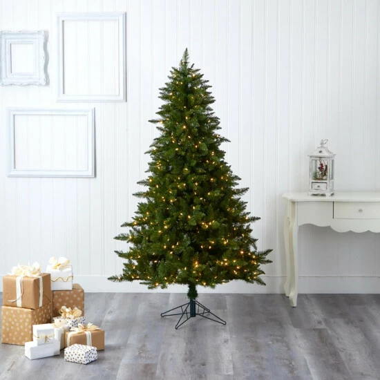 Outlet π Nearly Natural 6.5' Spruce Artificial π Christmas Tree With 450 Lights βοΈ 5 Outlet π Nearly Natural 6.5' Spruce Artificial π Christmas Tree With 450 Lights βοΈ - Image 3