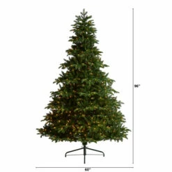 Flash Sale 😍 Nearly Natural 8’ Artificial Spruce 🔔 Christmas Tree W/ 700 White Lights 👏 -Nearly Natural Sales unnamed file 1627