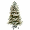 Promo 😀 Nearly Natural 4’ Artificial Flocked Fir 🎅 Christmas Tree W/ 250 Lights ⌛ -Nearly Natural Sales unnamed file 1632