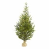 Promo 🎁 Nearly Natural 5' Fraser Fir Artificial Tree W/ 200 LEDs & Burlap Base ⭐ -Nearly Natural Sales unnamed file 1638