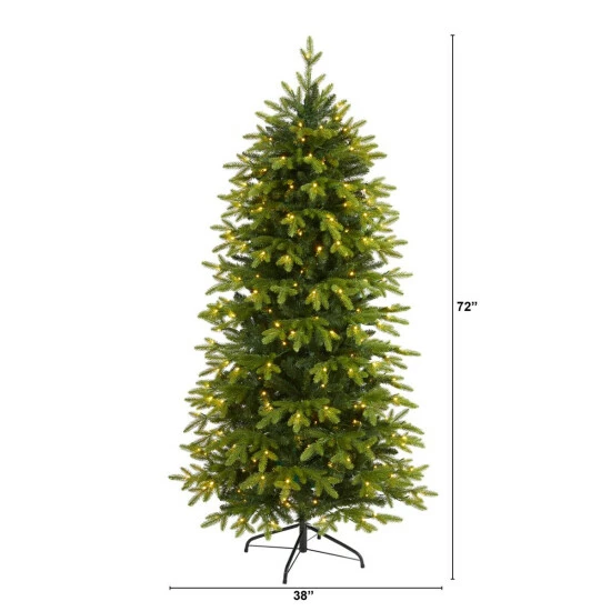 Best Pirce π Nearly Natural 6' Belgium Fir Artificial π Christmas Tree With 300 LEDs π 4 Best Pirce π Nearly Natural 6' Belgium Fir Artificial π Christmas Tree With 300 LEDs π - Image 2