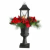 Buy ✨ Nearly Natural 33” 🎁 Christmas Berries And Poinsettia With Large Lantern 🎁 -Nearly Natural Sales unnamed file 1668