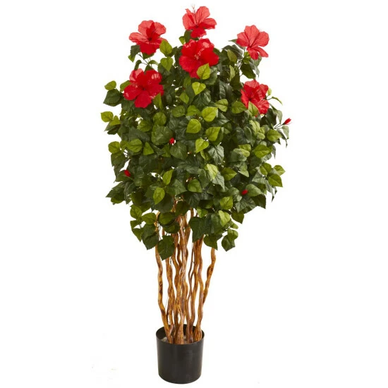 Discount π Nearly Natural 5β Hibiscus Artificial Tree β 3 Discount π Nearly Natural 5β Hibiscus Artificial Tree β