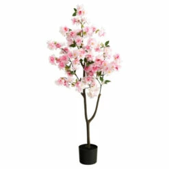 New ⌛ Nearly Natural 4’ Artificial Cherry Blossom Tree 👍
