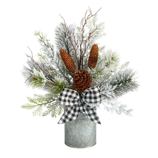 Best deal π€© Nearly Natural 20β Holiday Winter Greenery With Pinecones π 3 Best deal π€© Nearly Natural 20β Holiday Winter Greenery With Pinecones π