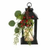 Coupon ⌛ Nearly Natural 12" Holiday Berries And Greenery Metal Lantern ⭐ -Nearly Natural Sales unnamed file 1779